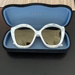 White Gucci Sunglasses